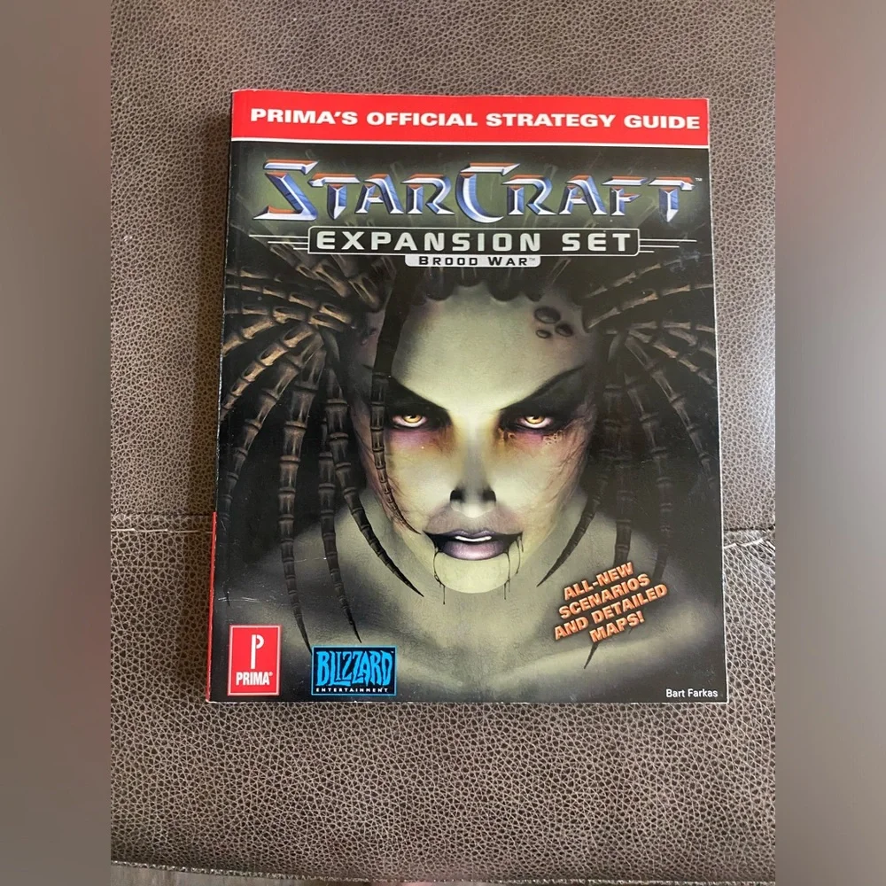 1998 Prima's Official Strategy Guide StarCraft Expansion Set Brood War Book